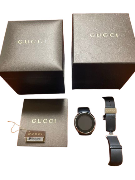GUCCI I GUCCI Wrist Watch 114-2 YA114202 Quartz Rubber Black