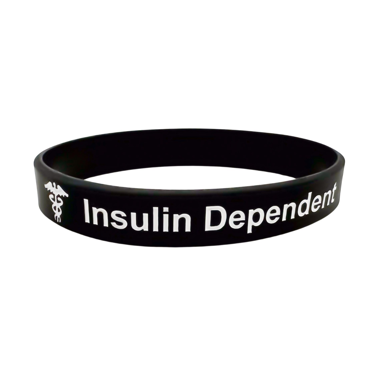 Insulin Dependent Diabetes Wristband Type 1 2 T1 T2 Diabetic Awareness For Men