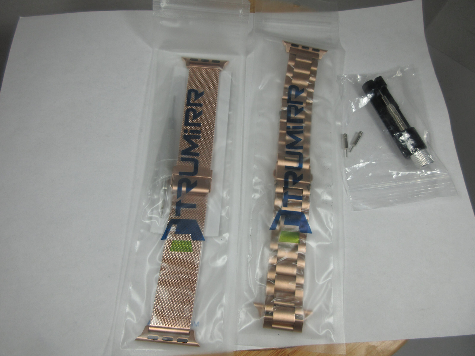 pair Trumirr wristband for Apple 2 1 metal wrist band 38mm 40mm 41mm new w/ tool
