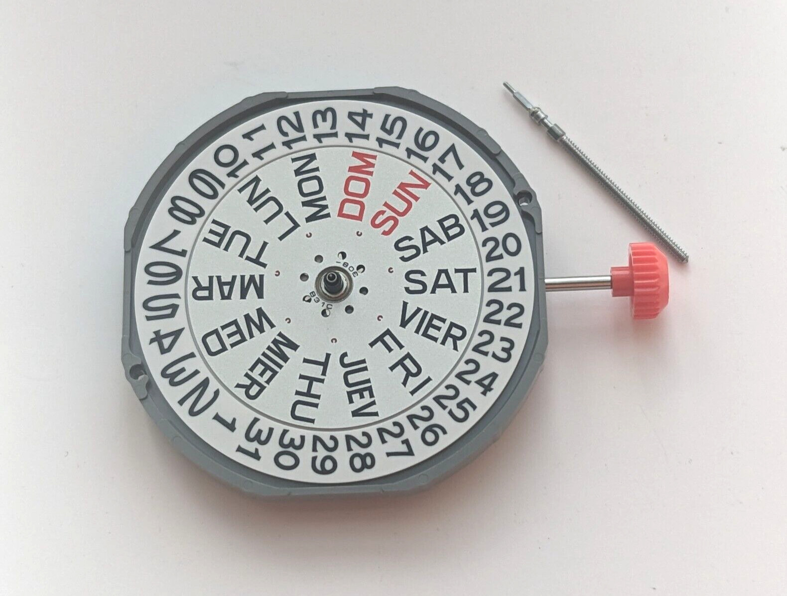 Original Miyota 2405, 13 1/2 Ligne, 3 Hands, Date at 3, Japan Quartz Movement