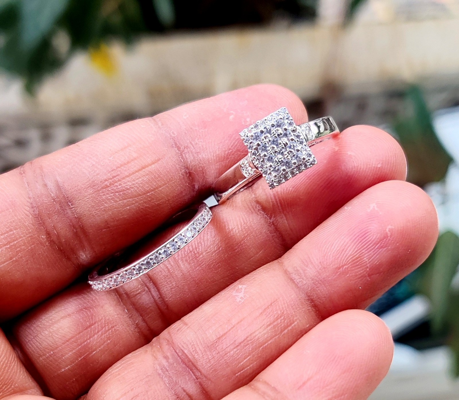 1.50Ct Round Lab Created Diamond Engagement Bridal Ring 14K White Gold Plated