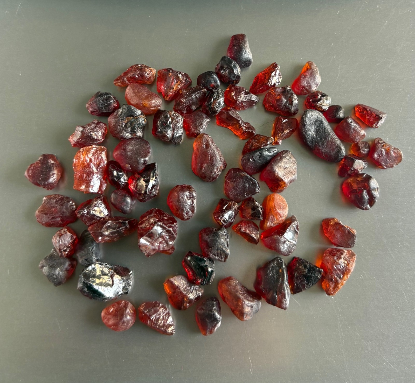 Good Lot 241 cts Natural Red colour Spessartine Rough