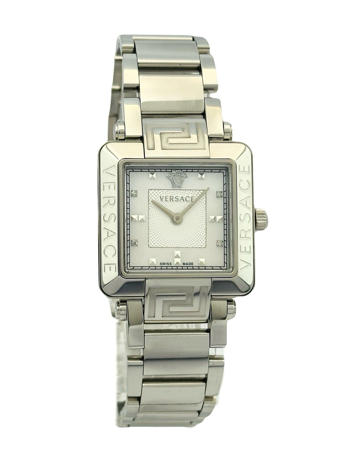 Versace Women’s 88Q99SD497S099 Rêve Carré Diamonds Stainless Steel Watch 88Q