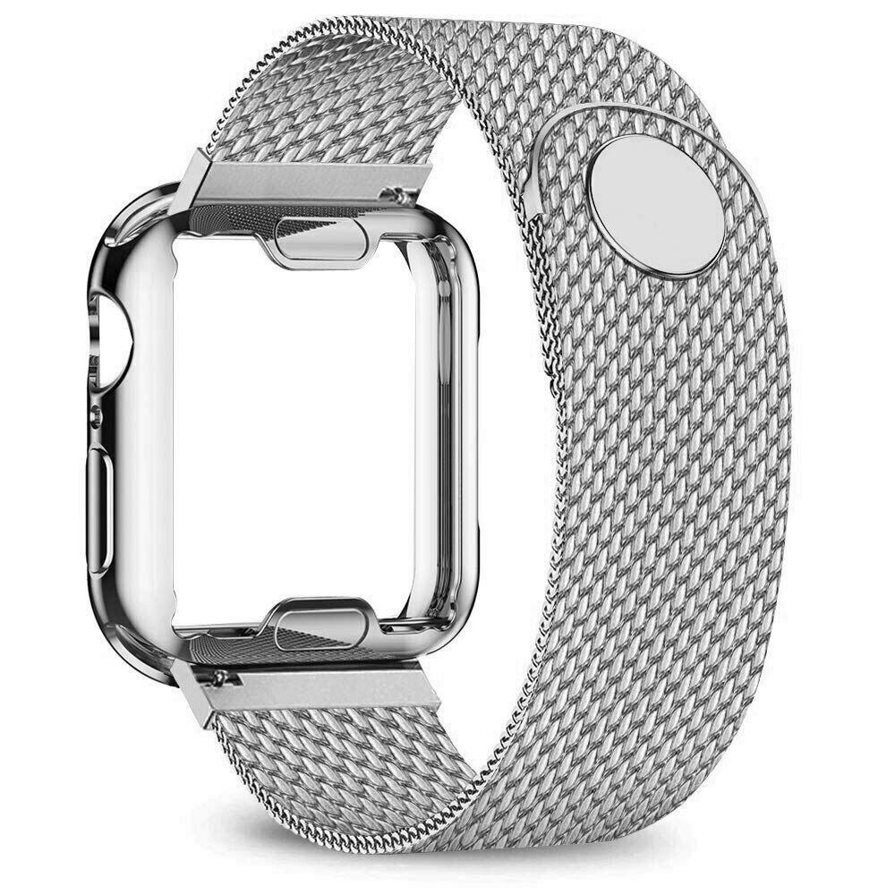 Milanese Loop Band iwatch Strap For Apple Watch Series 6 5 4 3 2 1 38 42 40 44mm