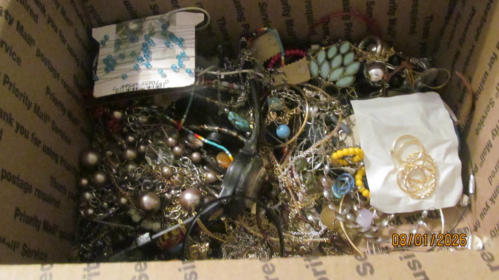 New/Vintage 10 lb junk drawer to good wearable jewelry