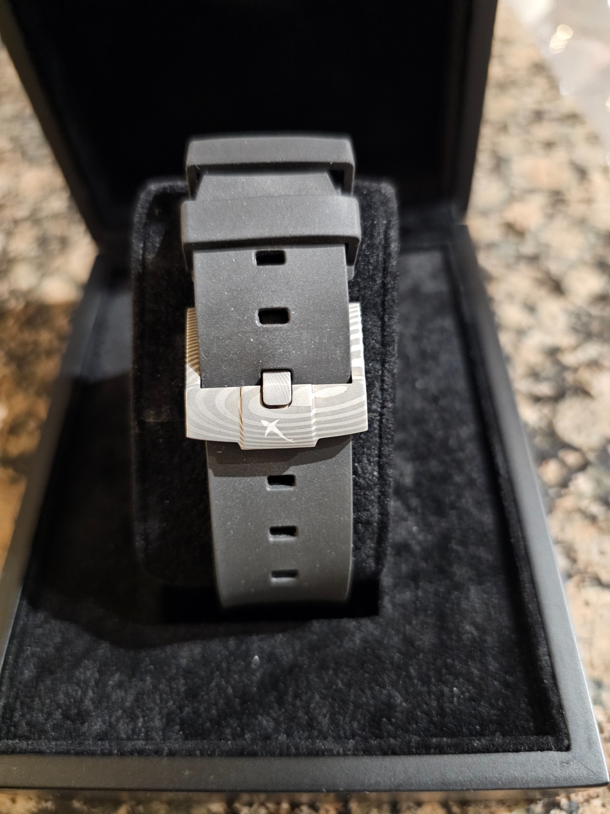 OceanX Sharkmaster 300 Damascus Steel SMS324 Limited Edition 44mm Watch SW200