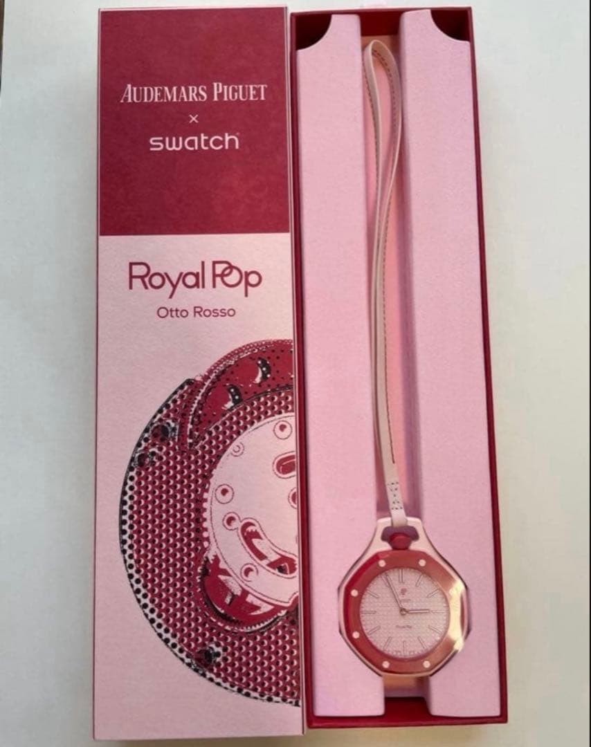 Swatch x Audemars Piguet Bioceramic Royal Pop Otto Rosso Pink New w/ Box Papers