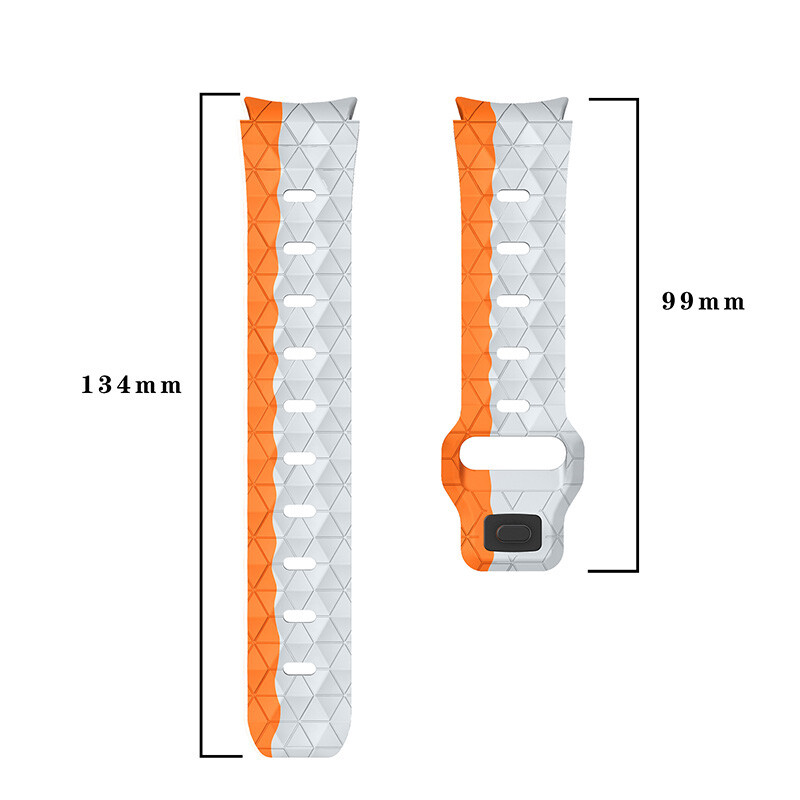 Silicone Sports Band Strap For Samsung Watch 6 4 5 Pro 40/44mm Classic 43/47mm