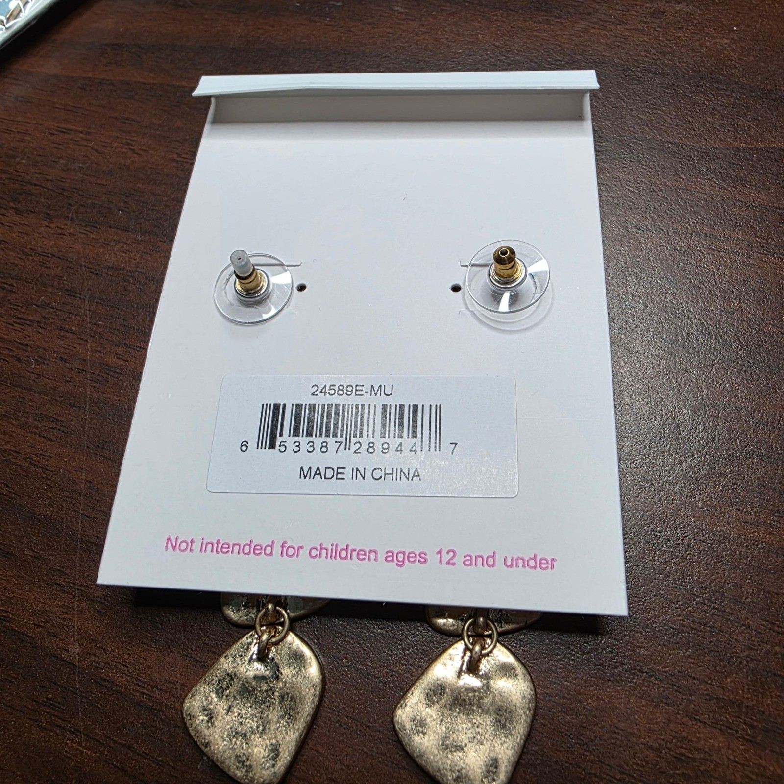 CANVAS STYLE Gum Drop Dangle Earrings Multi Color Pearl Cluster Stud NWT