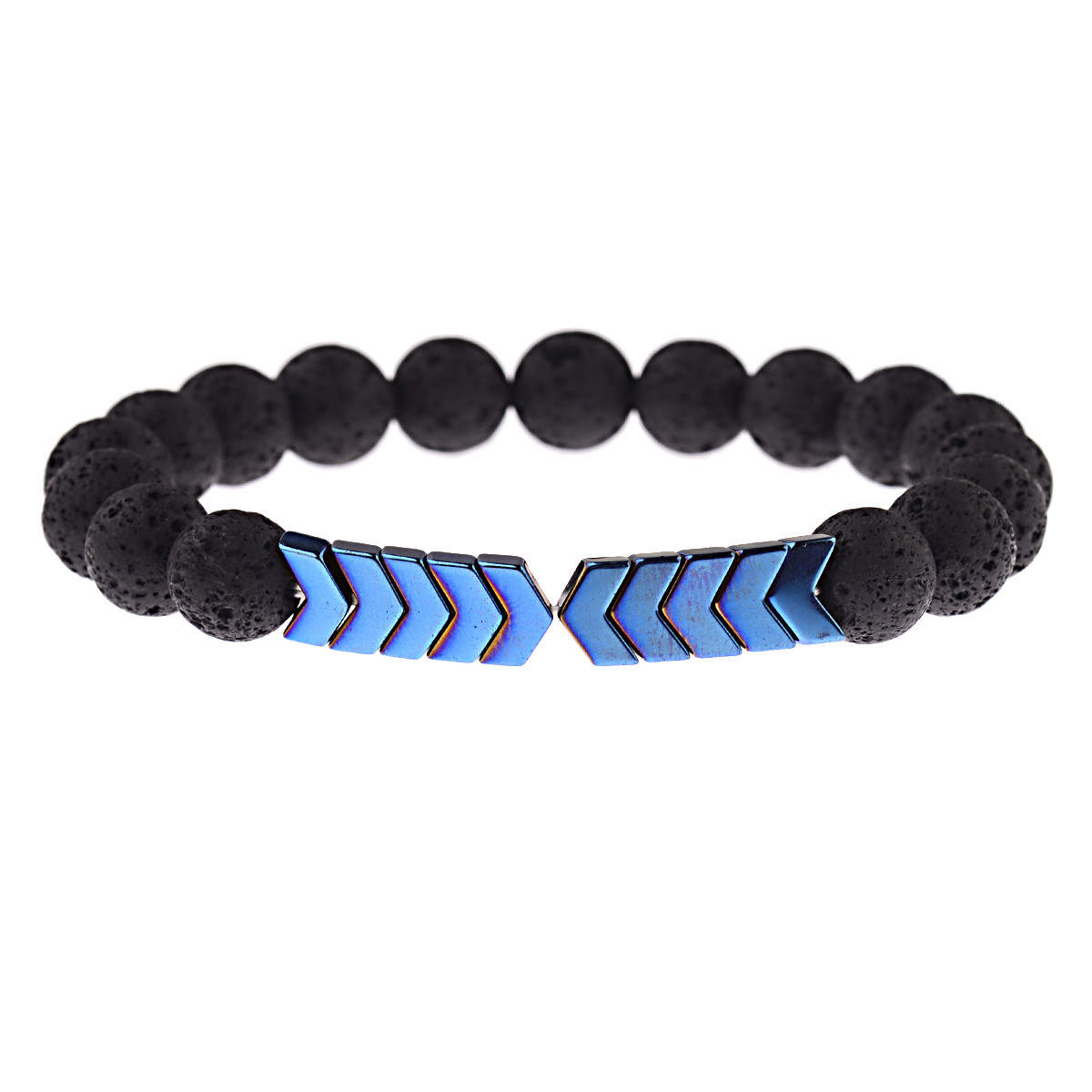 10MM Lava Stone Sacred Arrow Beads Bracelets Hot Sacred Arrow Diffuser Bracelets