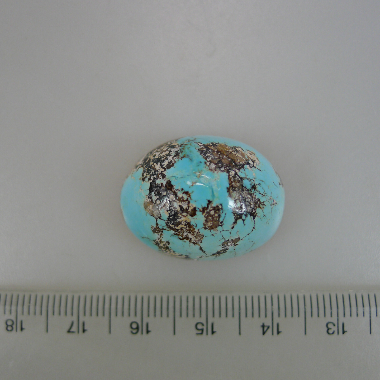 Persian Turquoise 100% Natural 1 Oval Shape Cabochon 42.13 TCW