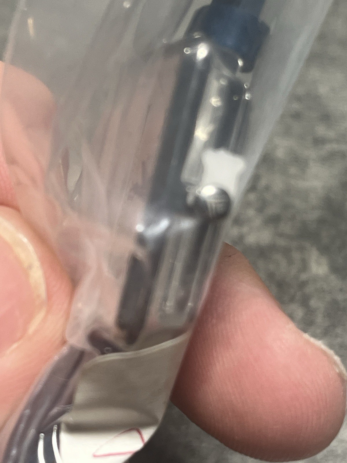 (28) NEW SILPADA T3193 Minutes Square Face Navy Blue Patent Leather Band Watch