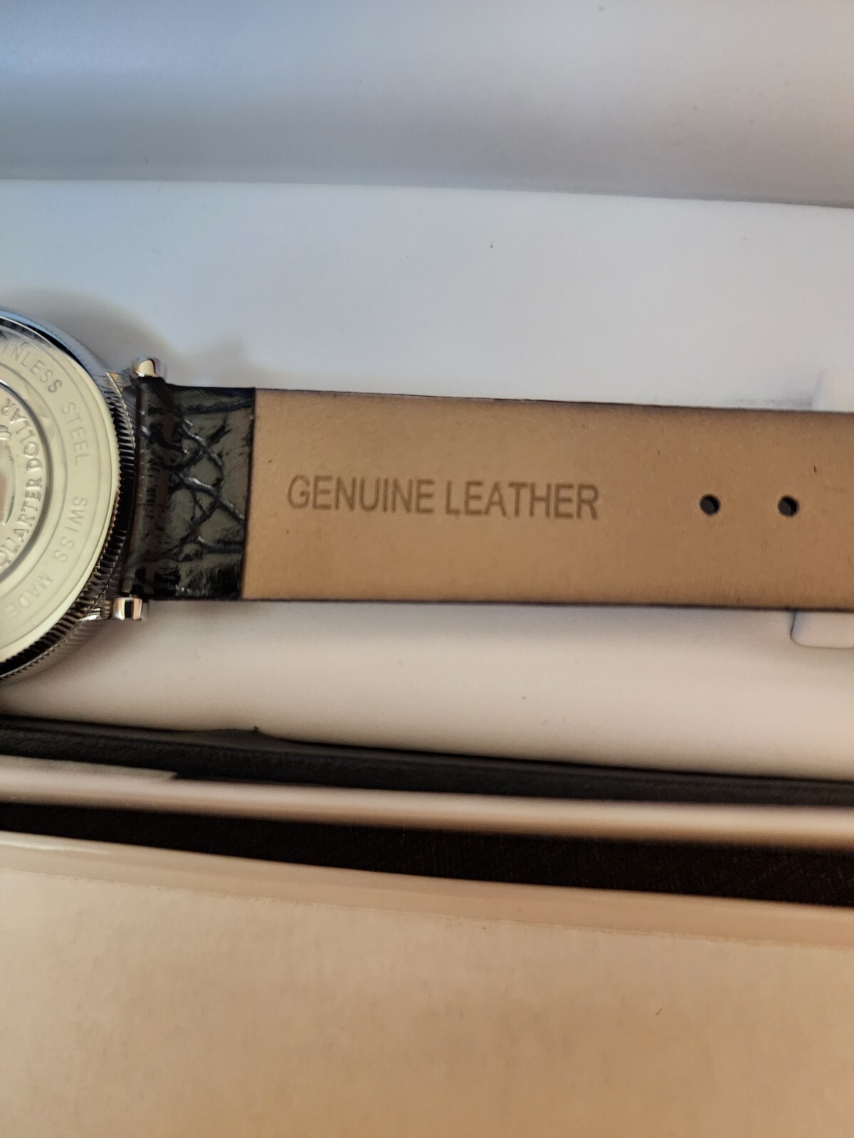 NOS UNIQUE MEN’S CROTON SWISS “ILLINOIS”. COLLECTABLE STATE QUARTER WATCH