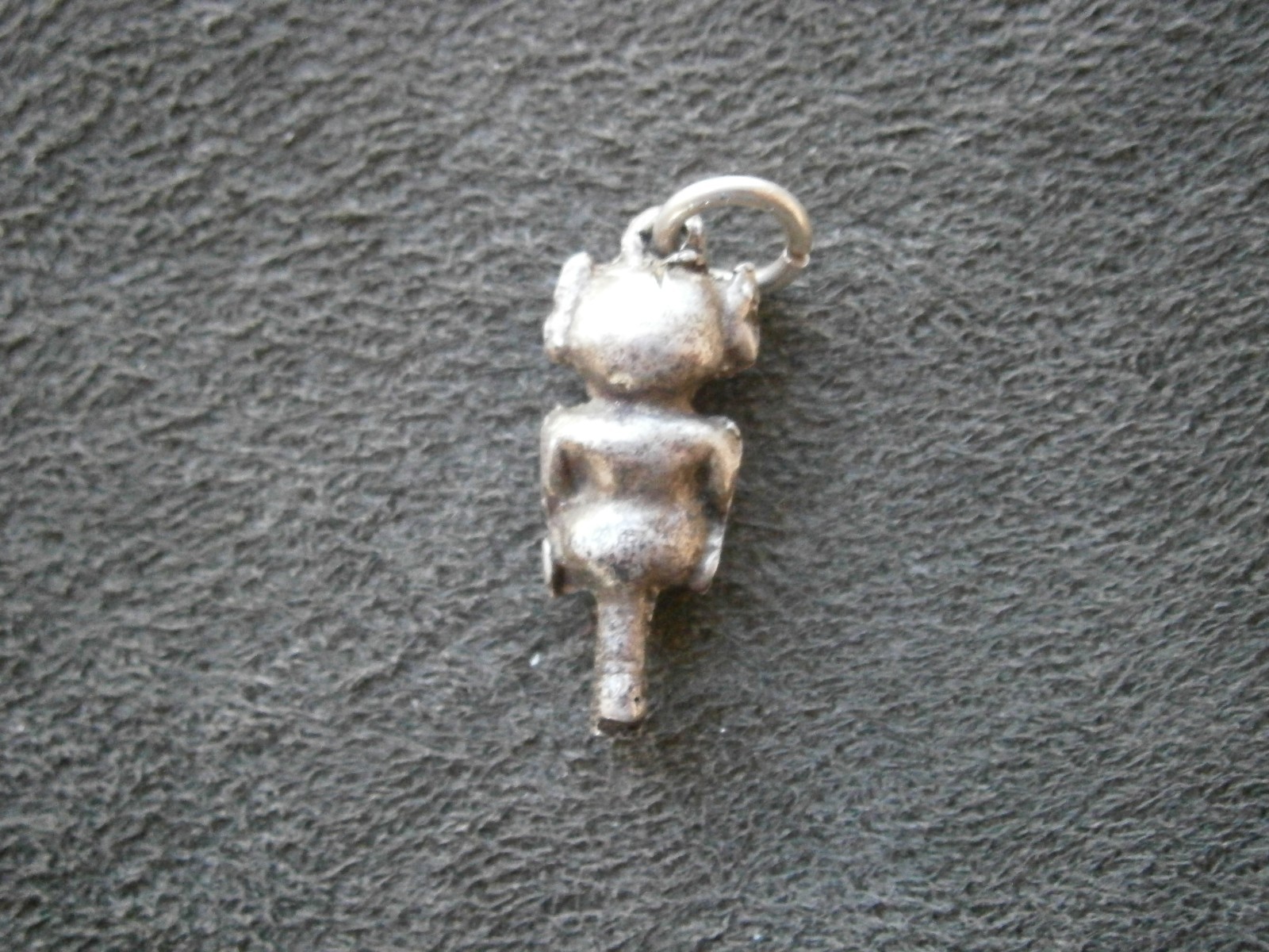 Lincoln Imp Vintage 1940s Solid Sterling Silver Bracelet Charm Pendant 3.0g