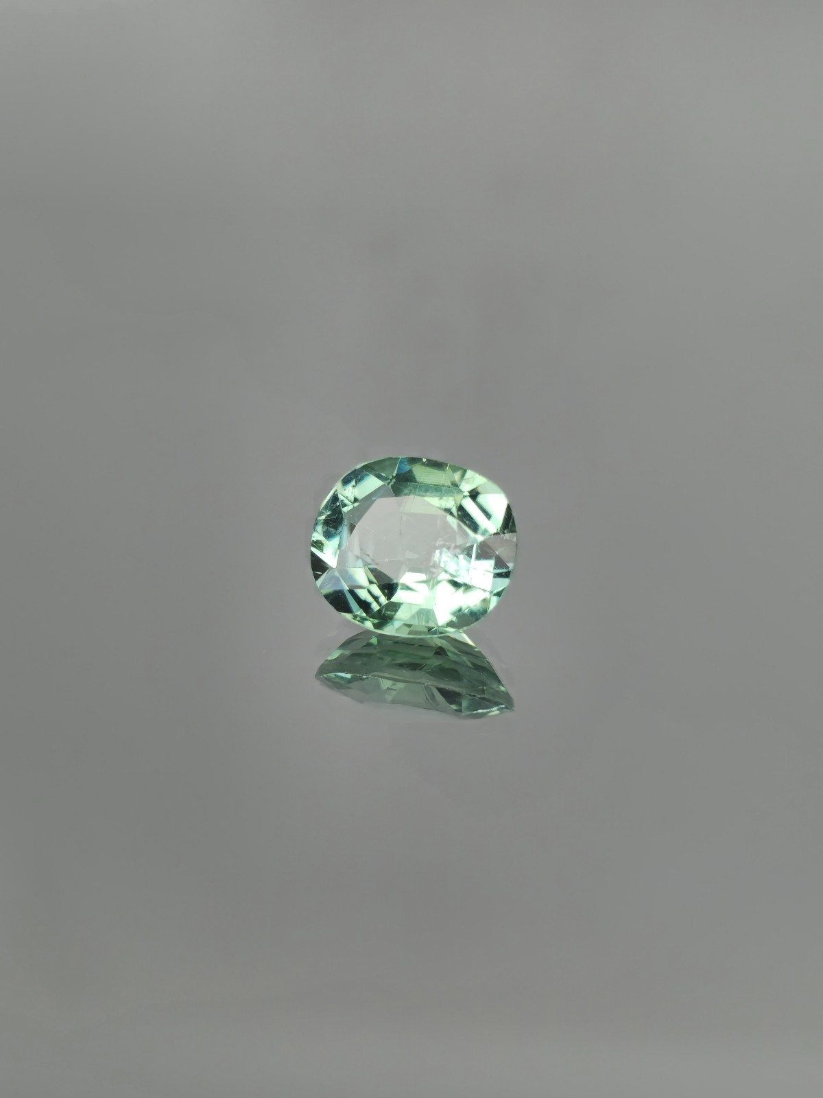 Tourmaline Untreated 1.38 Carat Certified GRA Bluish Green Natural Gemstone