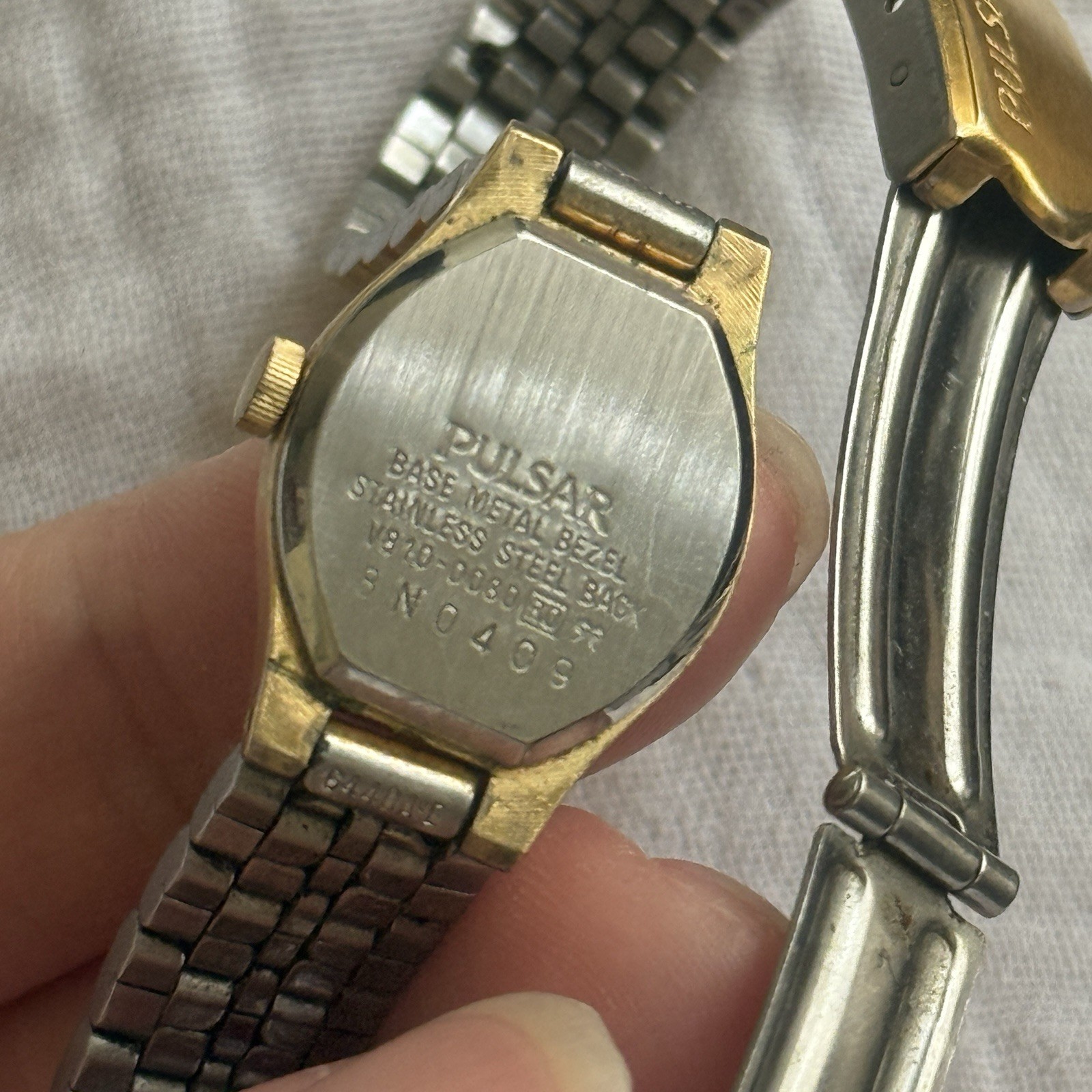 Pulsar Women’s Gold Stainless Steel Watch