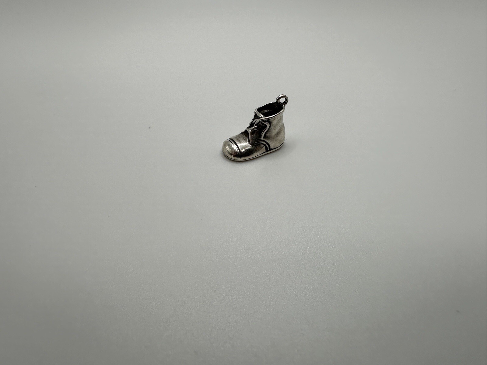 Vintage Silver Callen Shoe Charm 1.7cm JB17
