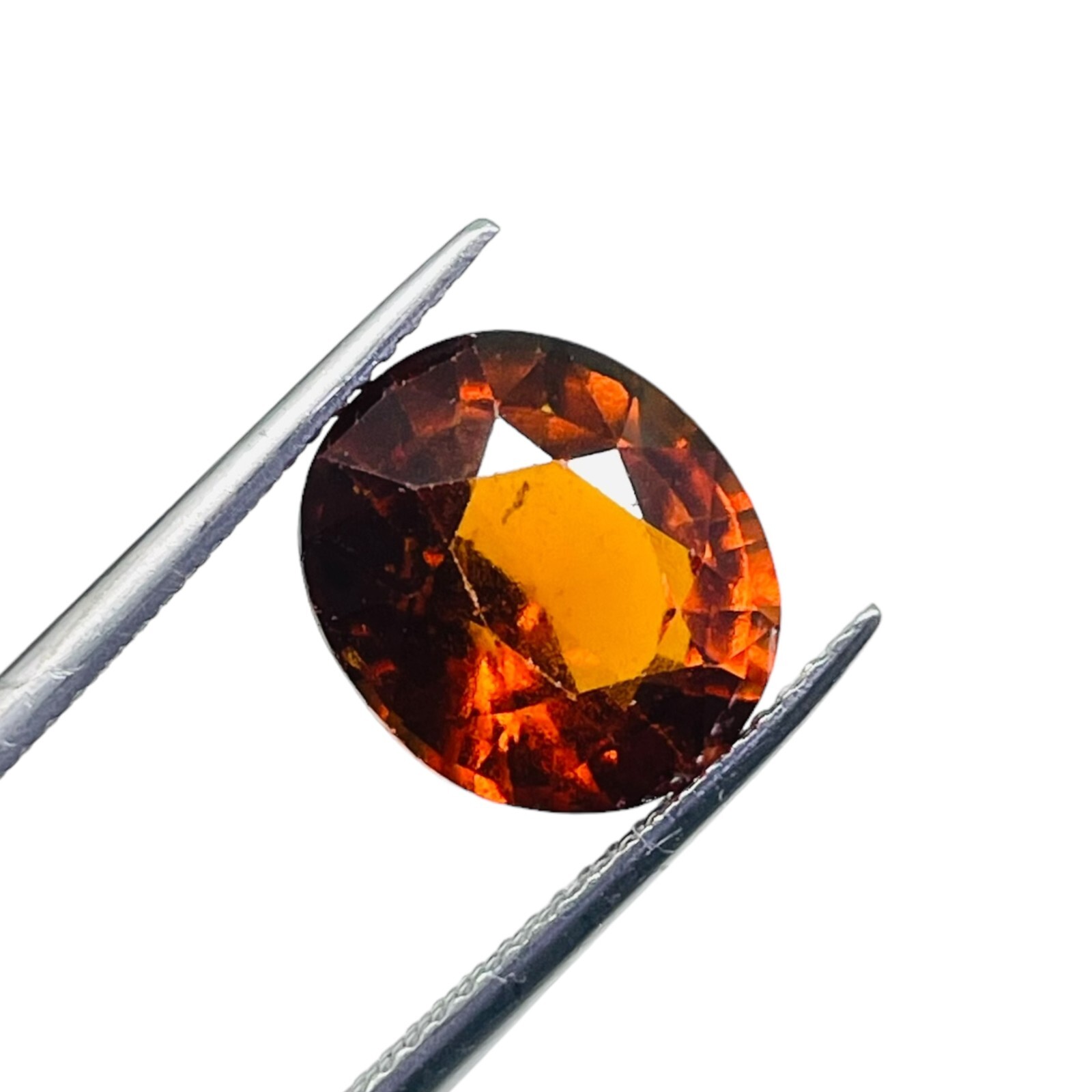 6.45 Cts Certified Natural Hessonite Garnet Ceylon AAA Loose Untreated Gemstone