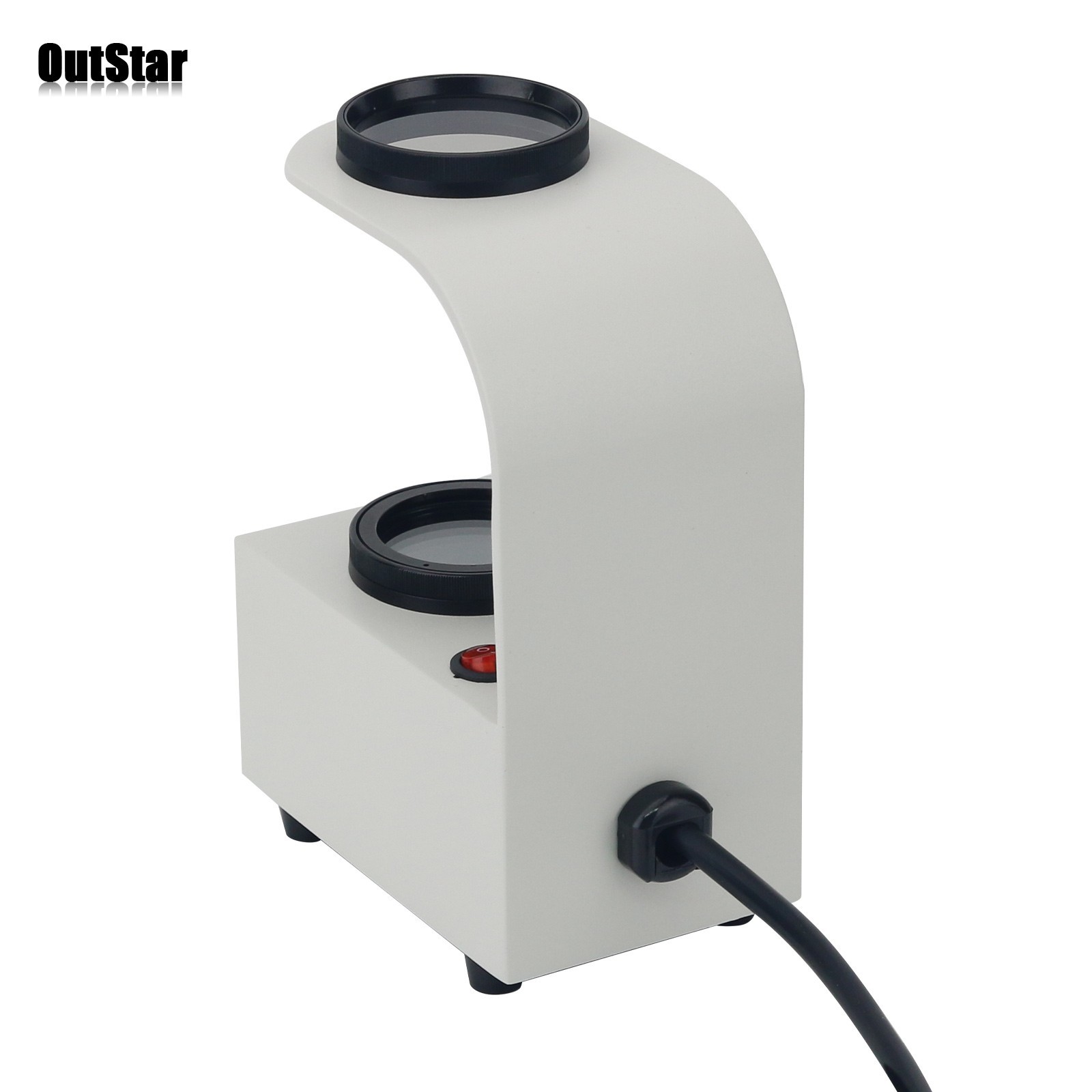 Polariscope 110V/220V Magnifier Tool Desktop with Rotatable Objective Table #sz