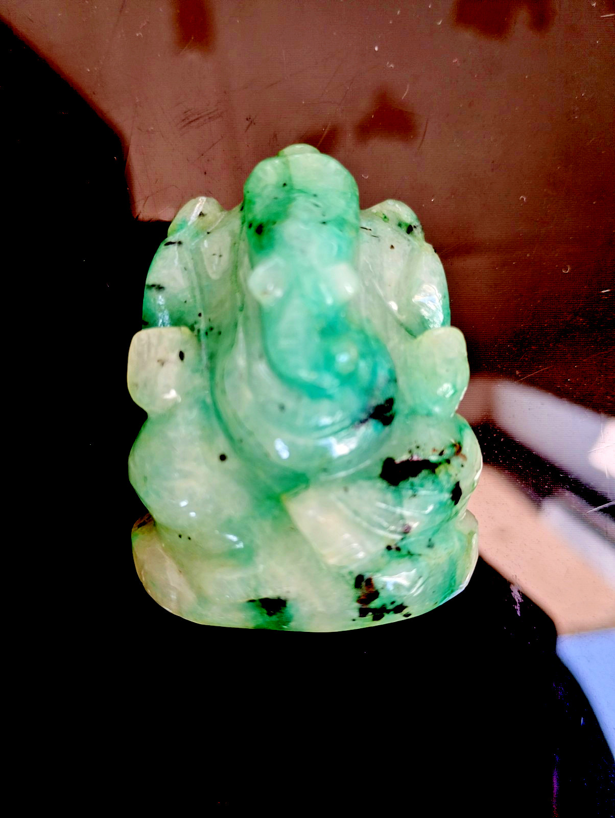 302.75 Ct Emerald Green Ganesh
