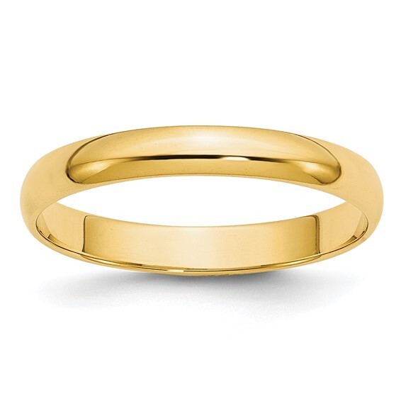 10K Solid Yellow Gold 2mm 3mm 4mm 5mm 6mm 8m Men’s Women’s Wedding Band Ring