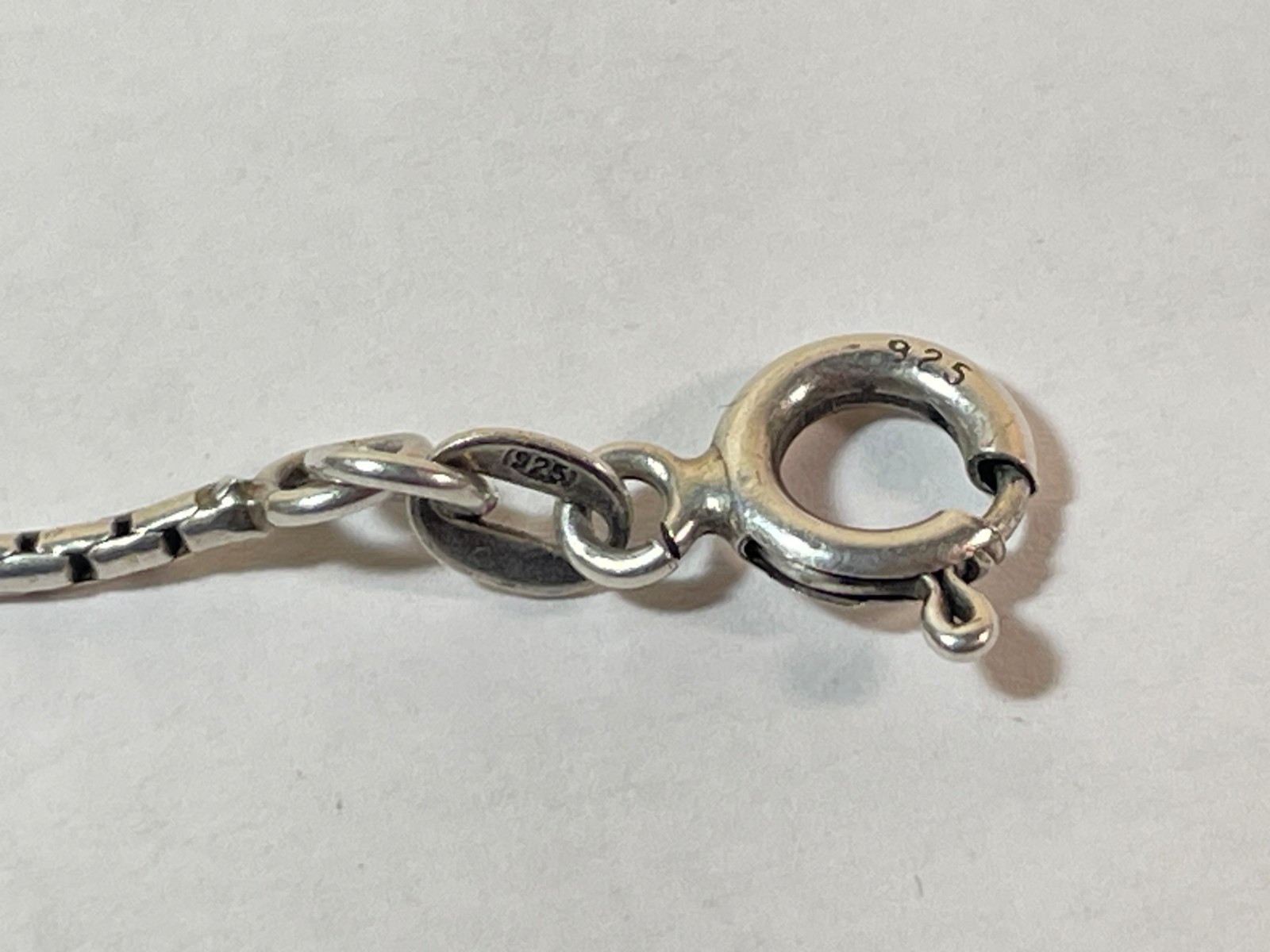 Vintage Unique Onyx 925 Sterling Silver Necklace 12.8g