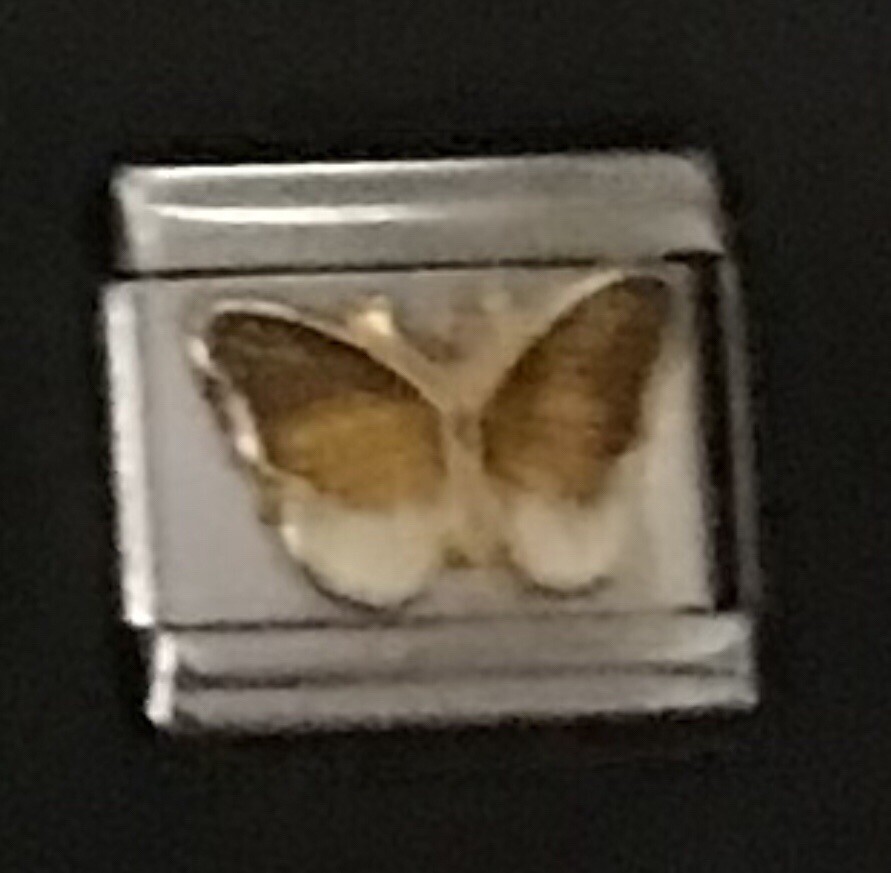 Butterfly Italian Charm Enamel Link K23 Style DR