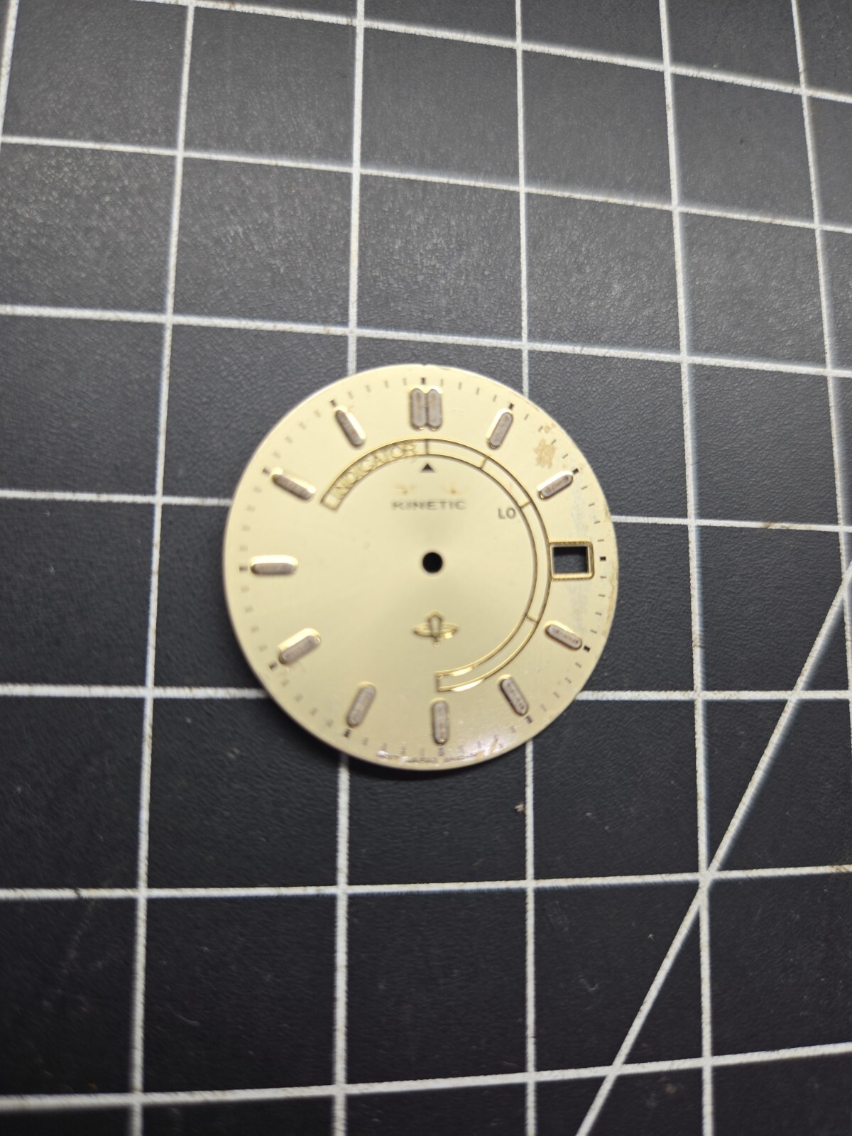 vintage seiko watch dial parts repair 5m42 DA date kinetic