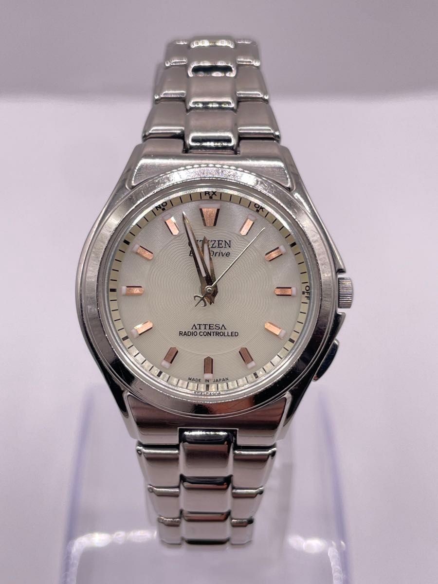 Citizen Attesa H330-T011349 Solar-Powered Titanium Silver