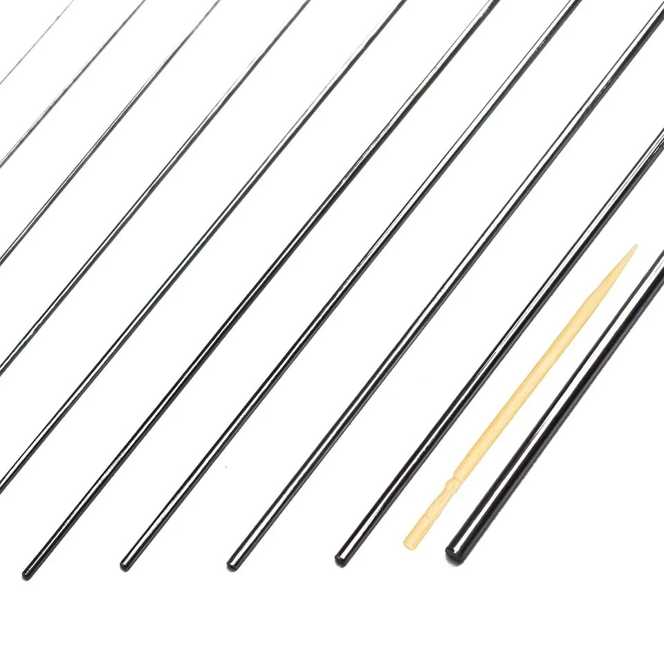 BBYPP 156pcs 40cm Lengh Straight Stainless Steel Spring Wire Assortment Kit, …