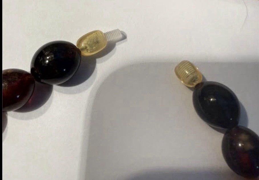 Vintage Baltic Amber Necklace And Bracelet Set- 67 Grams