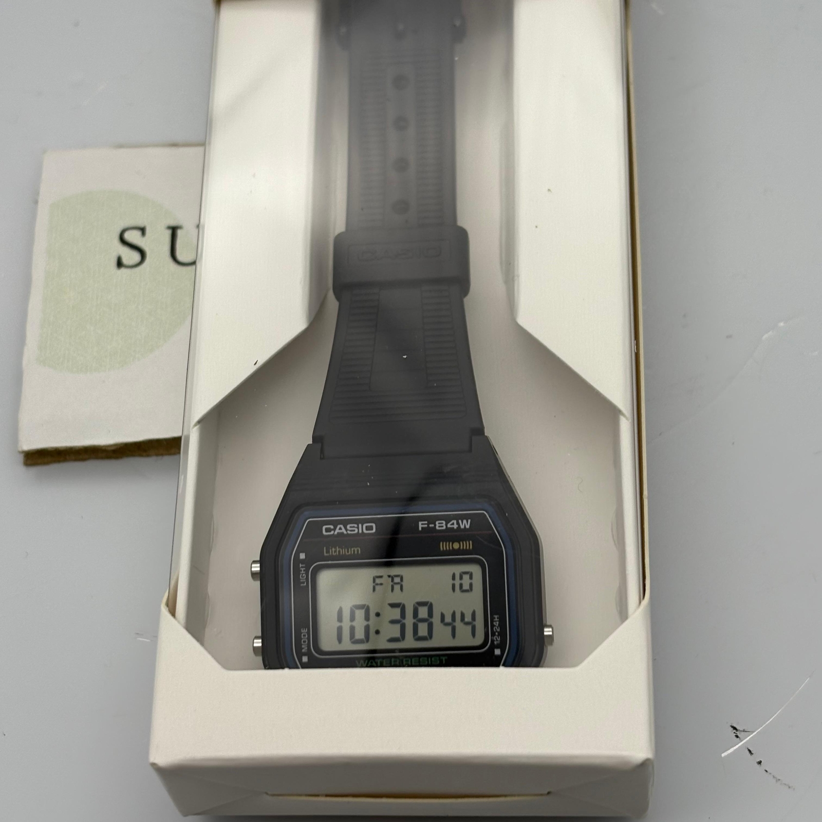 CASIO F-84W-1 Black Light Men’s Standard Digital Wristwatch OFFICIAL New