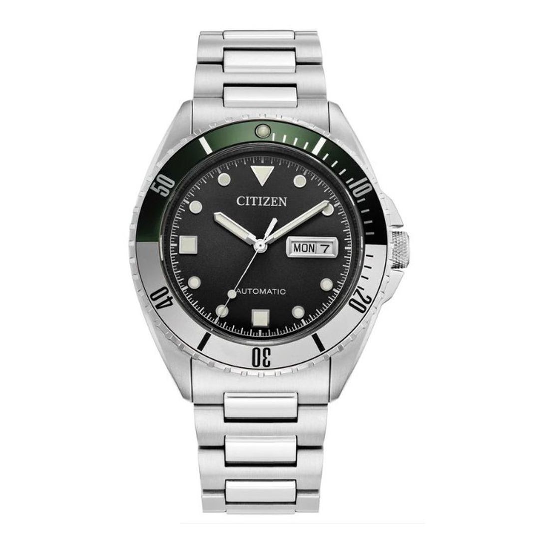Citizen Classic Men’s Black Dial Stainless Steel Automatic Watch NH7531-50E