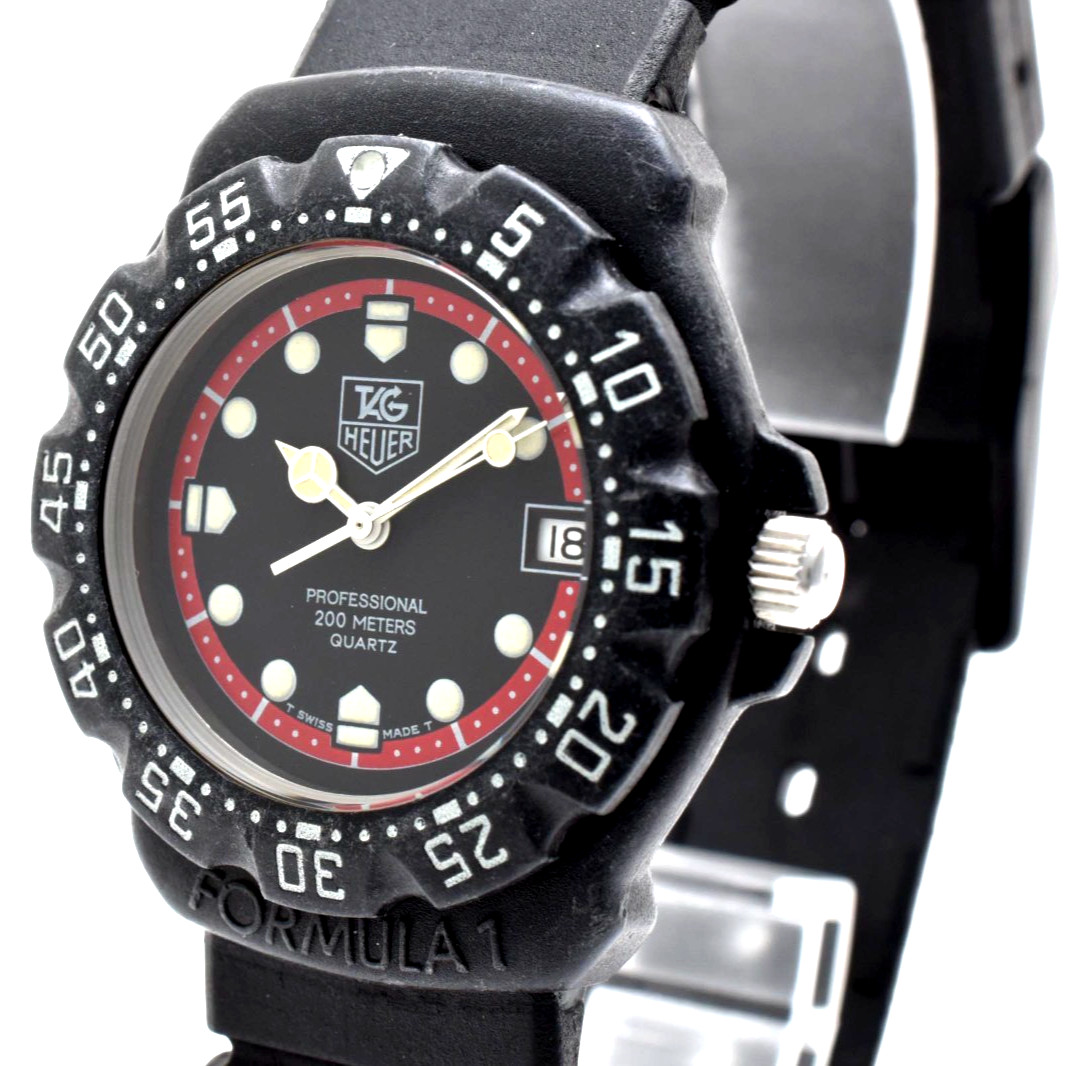 TAG Heuer Formula 1 383.513/1 Quartz Men’s Watch Black Dial Diver 200m 35mm