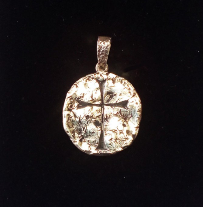 Cross Pendant Sterling Silver Handmade Men Jewelry Birthday Gift