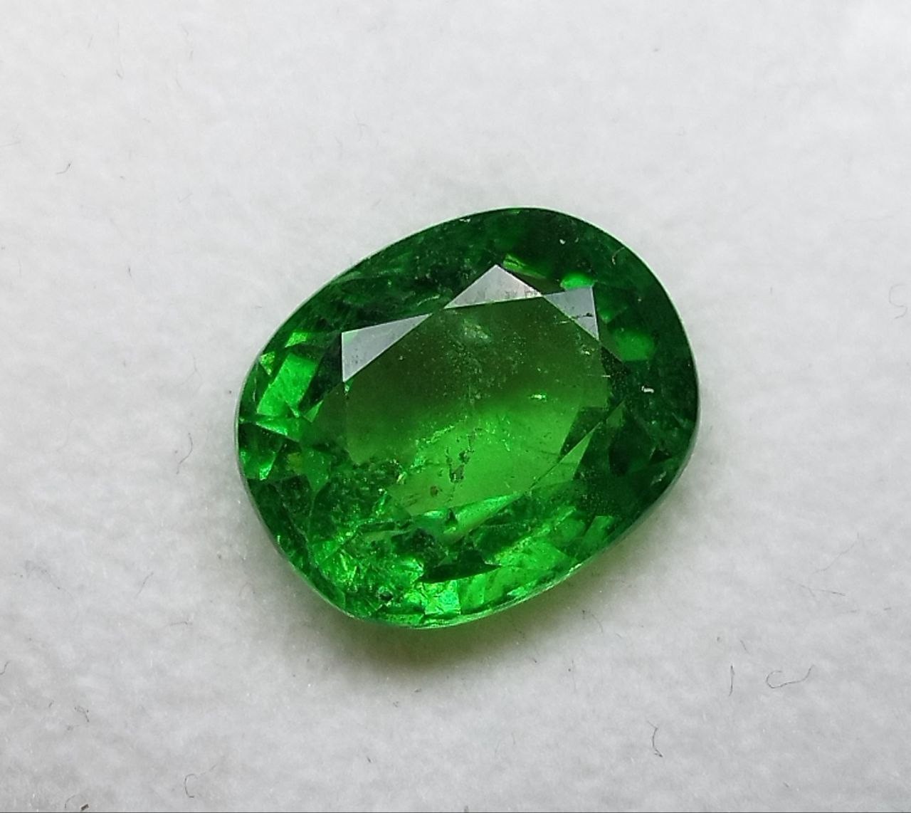 INVESTMENT 4.66ct GIA Certified Natural Vivid Green Tsavorite Garnet Loose Gemst