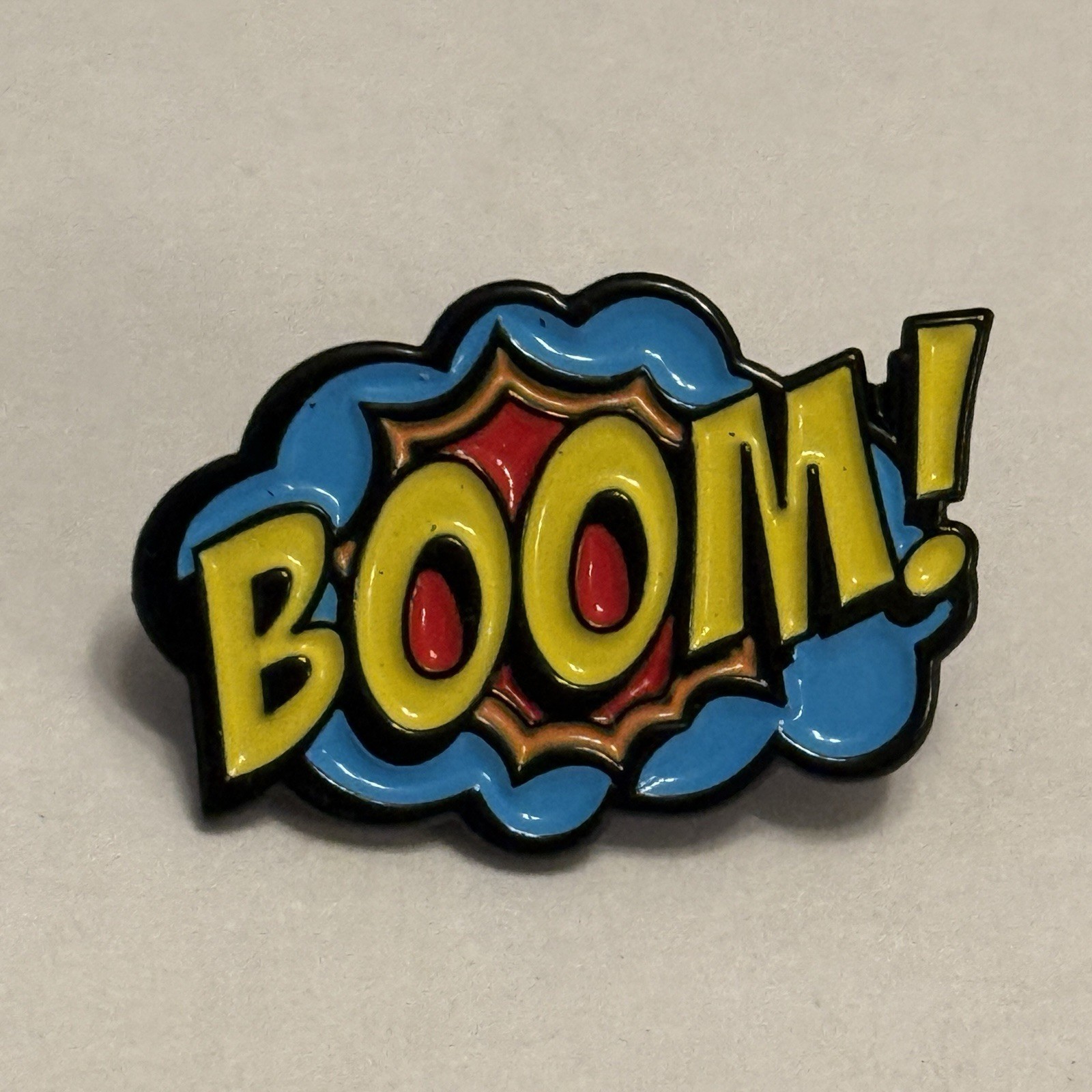 Boom! Action Comic Book Enamel Lapel Pin
