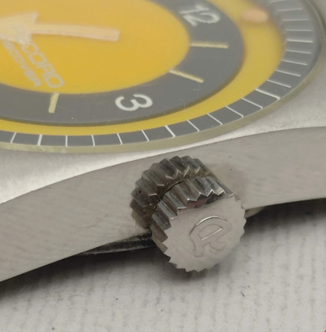 Vintage Record Discover Longines Comet Mystery Dial Watch