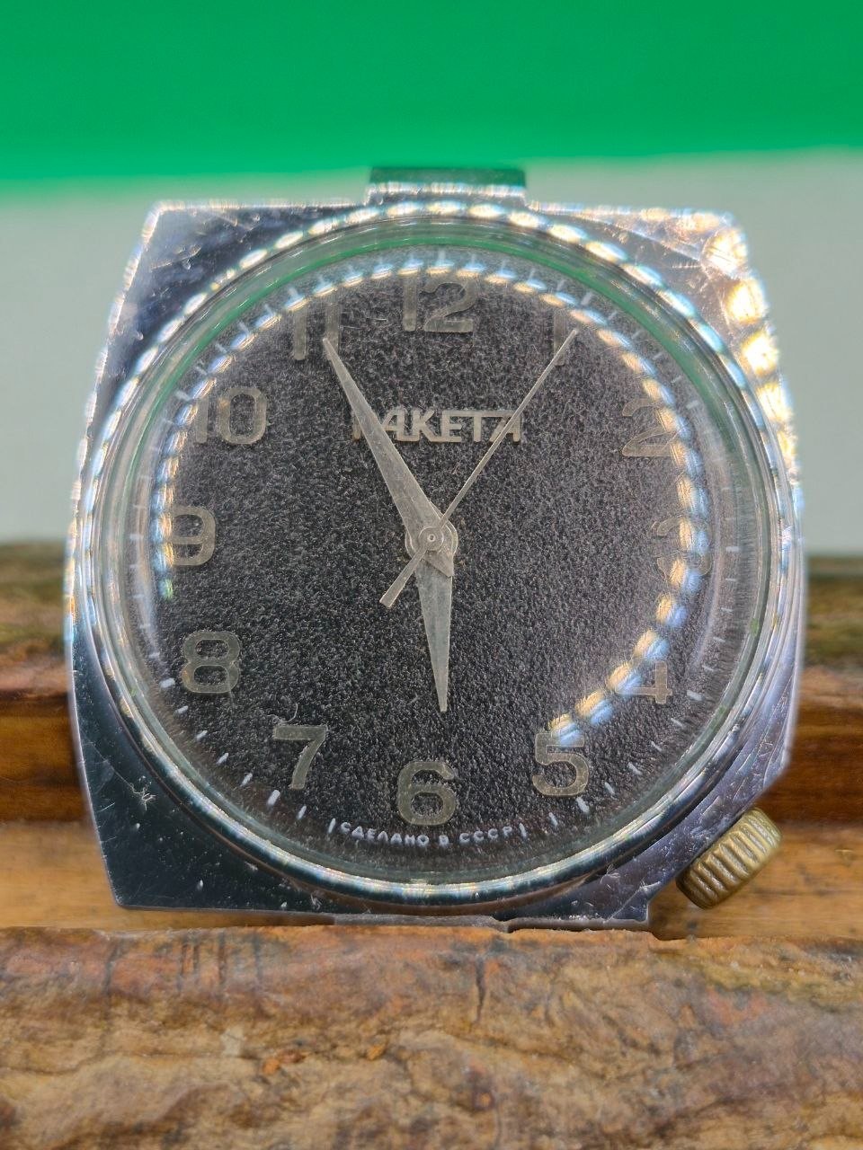 Vintage Soviet mechanical wristwatch RAKETA 2609 HА.