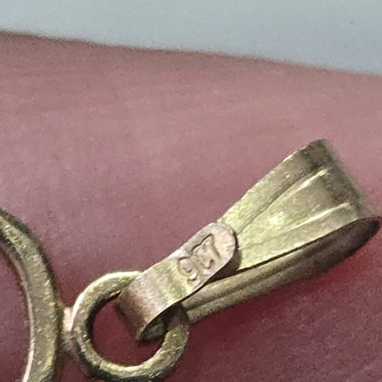 Art Nouveau 9ct Yellow Gold Pendant Cc.1900 Dainty Sweet Edwardian Piece