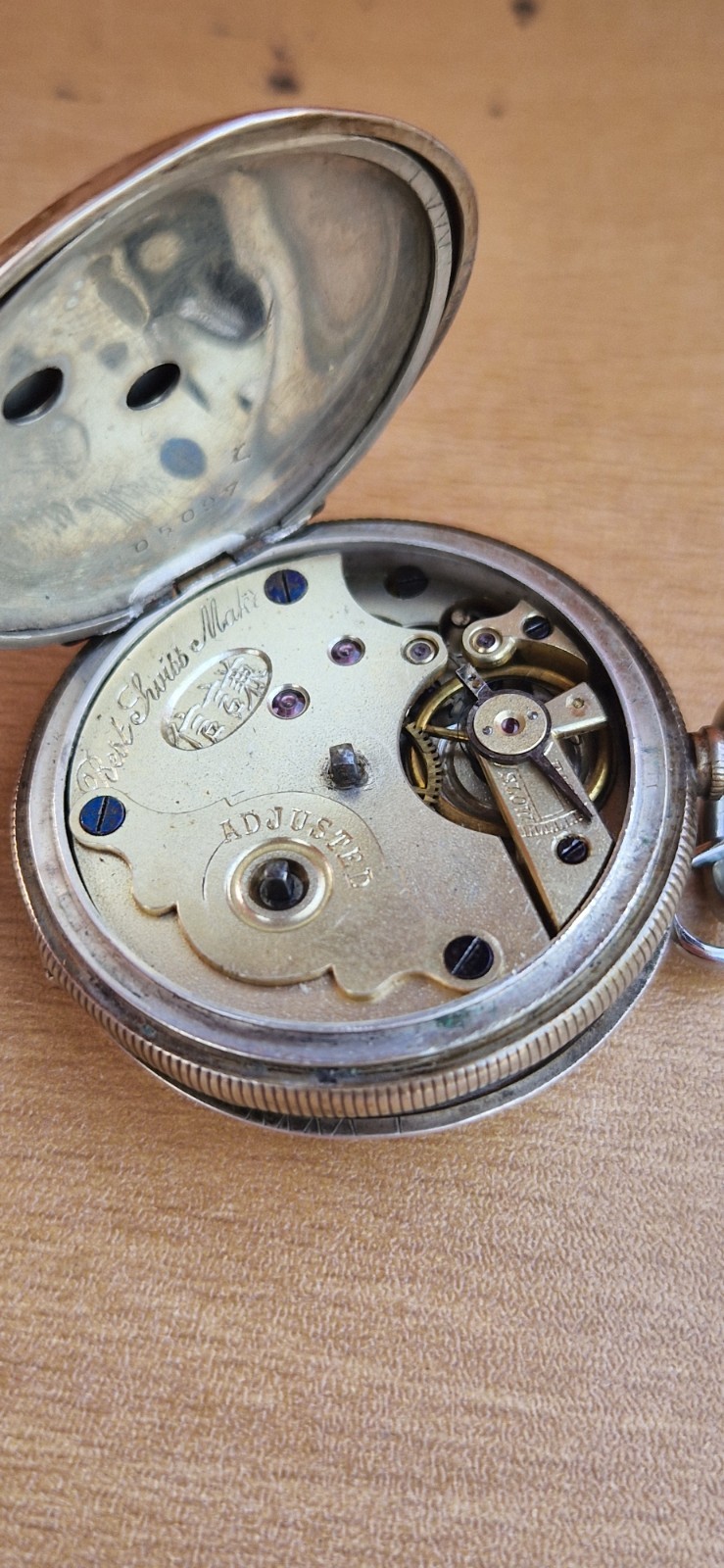 Chinese Swiss Made 1900 Key Wind Watch Rare China Antique Onion Silver