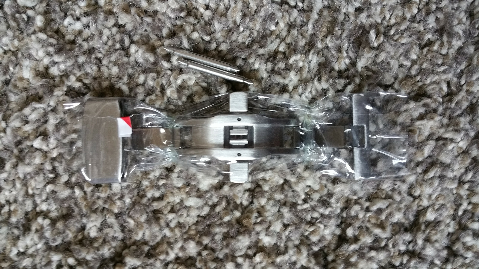 18mm POLISHED Stainless Steel Butterfly Deployment Clasp Buckle With Push Button