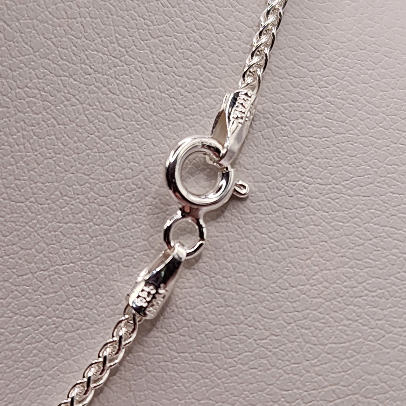 925 NEW Sterling Silver ITALIAN Chain- Wheat 22″ Length 1 mm Width FREE shipping