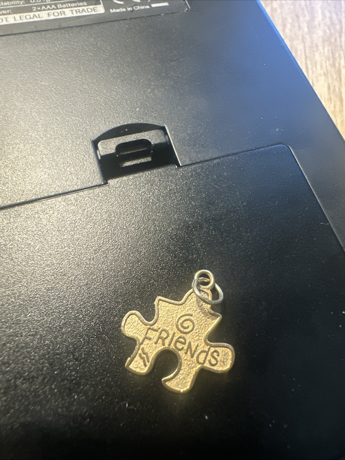 Vintage Michael Anthony 14K Gold Friends Puzzle Piece Charm Pendant 0.63g