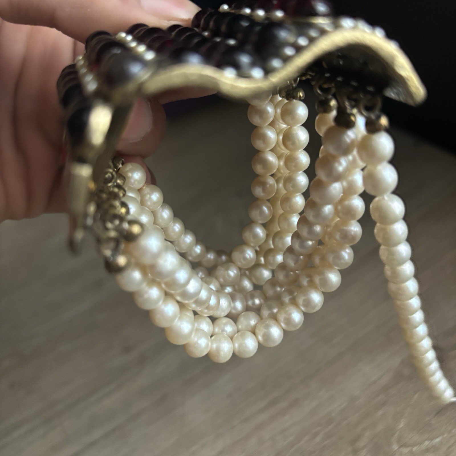 Vintage Bijoux BEAUTIFUL gem Bracelet UNIQUE