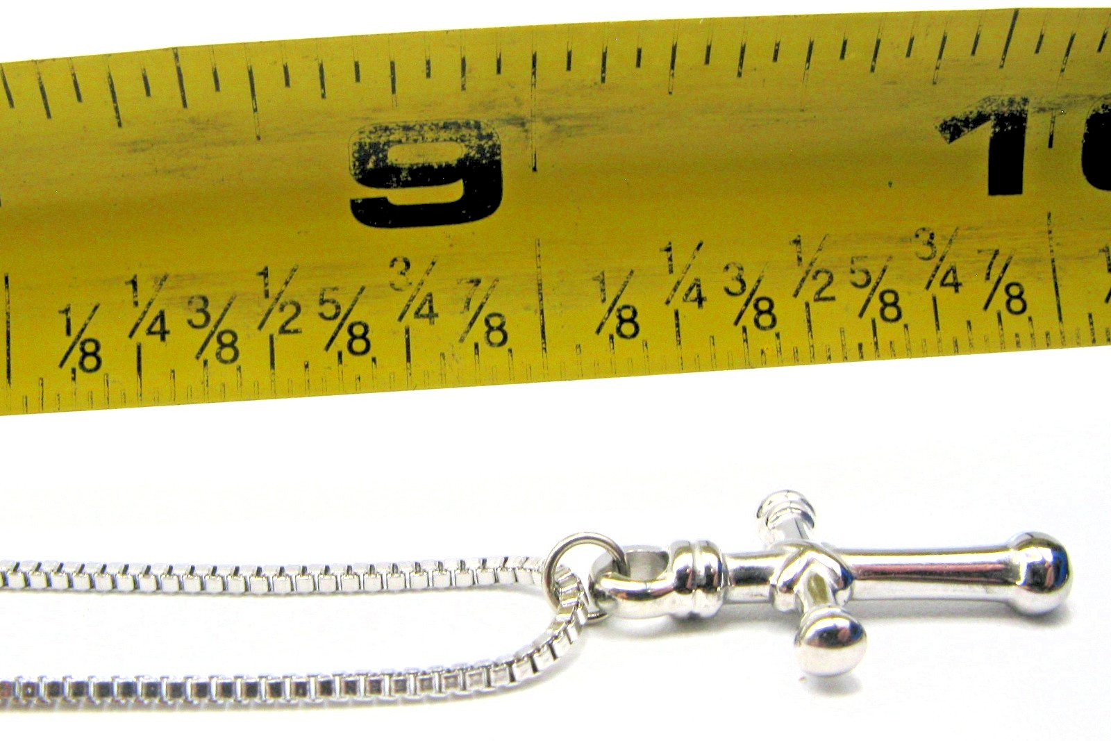 304 Stainless Steel Cross Pendant Necklace Waterproof Non Tarnish Minimalist 18″