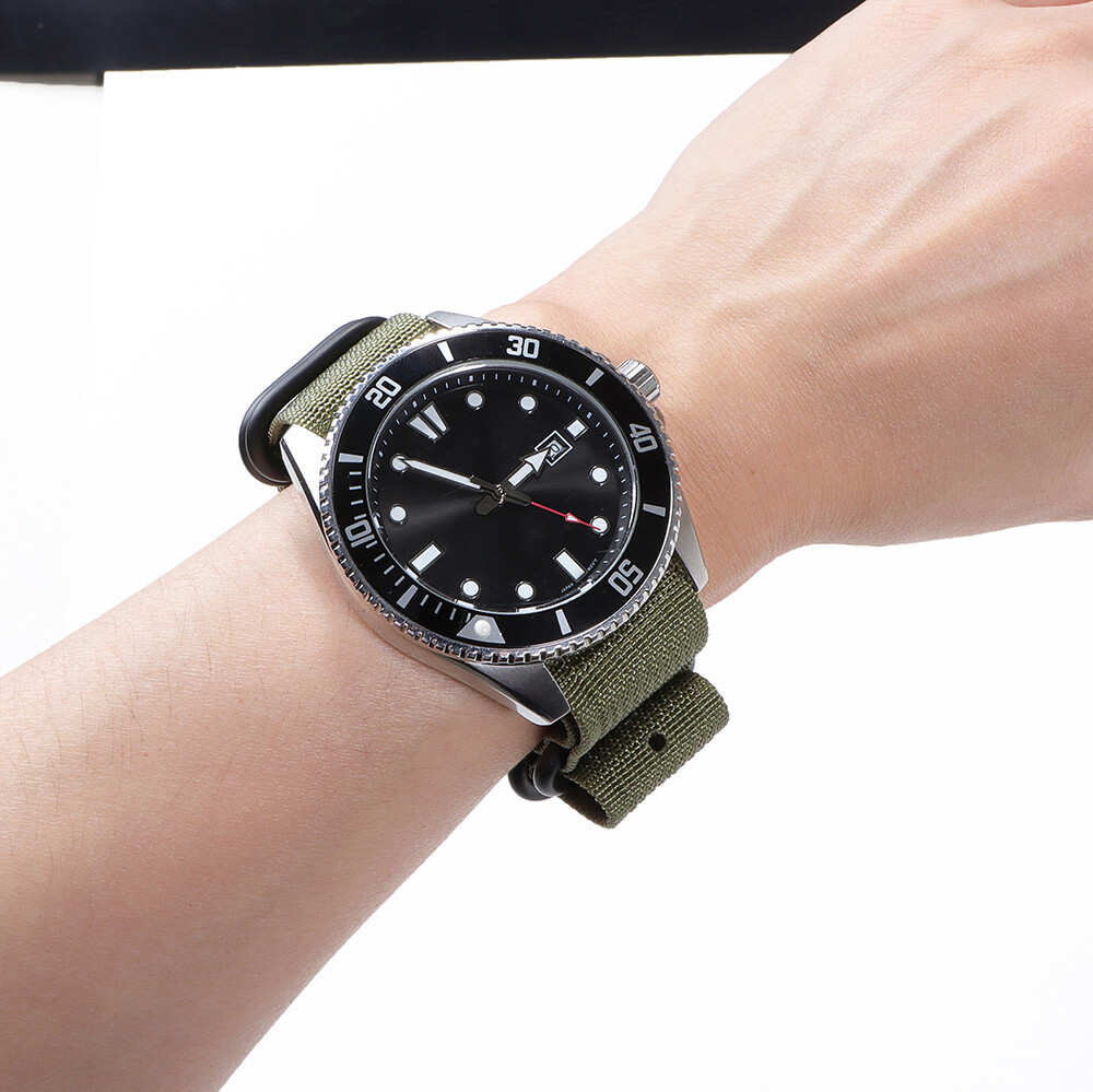18mm 20mm 22mm 24mm Multiple Colour Military Nylon Watch Strap Band for Unisex
