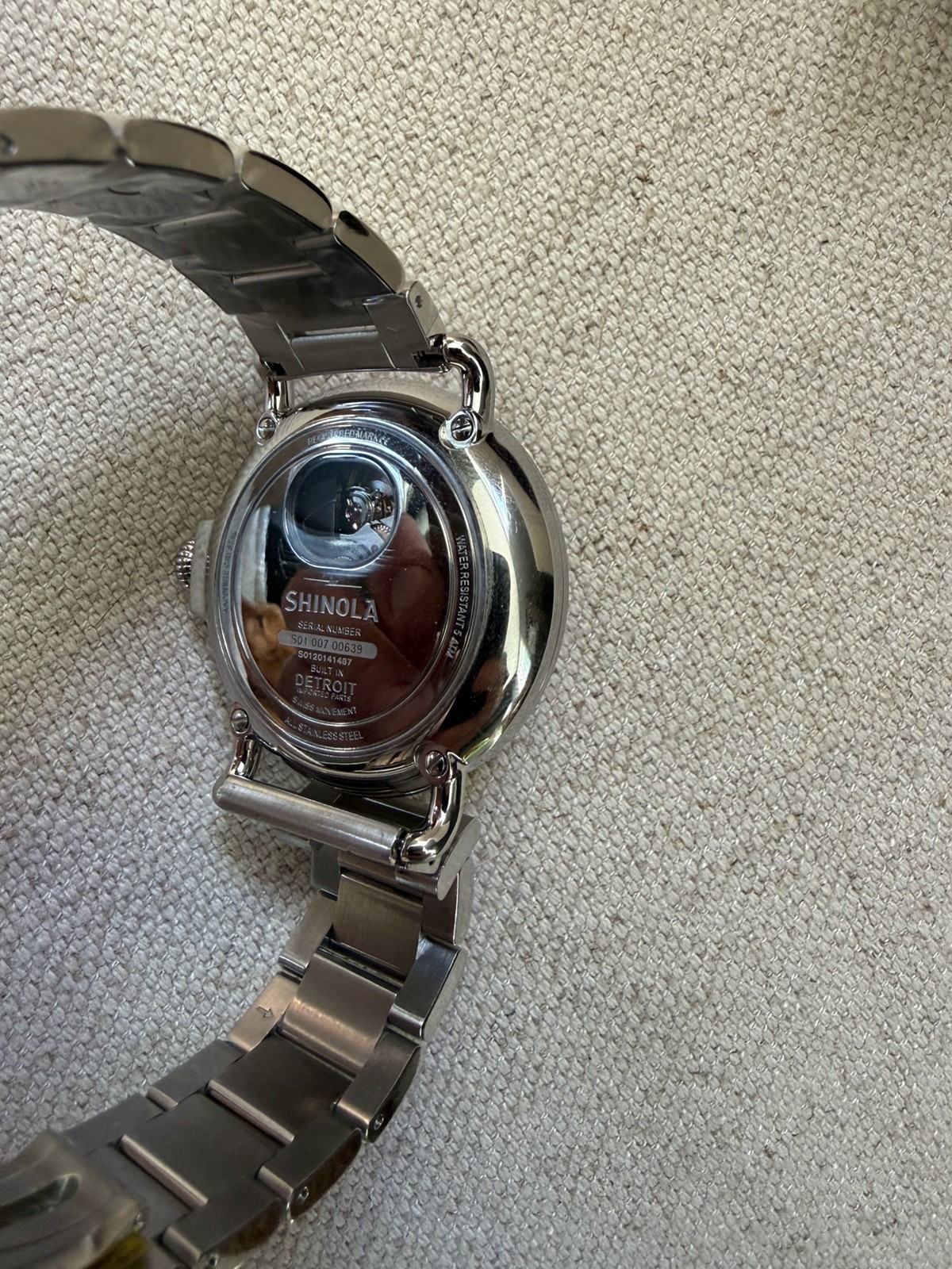 Rare Shinola Runwell Automatic 39.5mm Watch Black