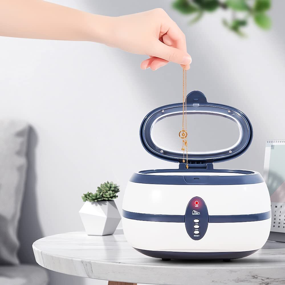 Ultrasonic Cleaner Jewelry Watch Glasses Coin Cleaning Machine Stainless Steel