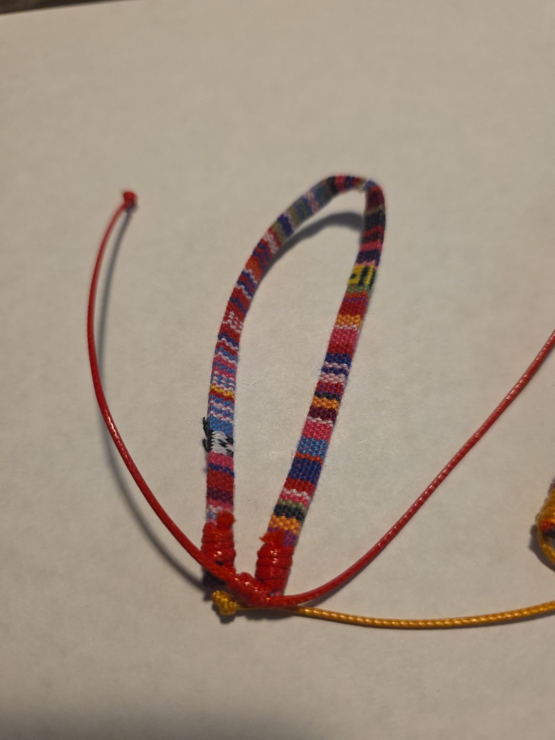 Cotton Bohemian Color Hand Rope Unisex Corded Bracelet 2 Piece